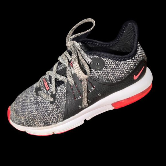 Nike Air Max Sequent 3 Running Shoes Gray/Pink/Black  Size 13C - Picture 1 of 6
